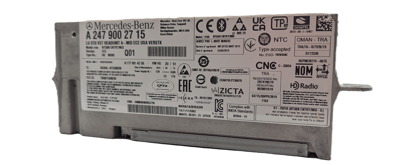 Sprinter MBUX Repair | A247 900 27 15 | Backed by a 12-Month Warranty