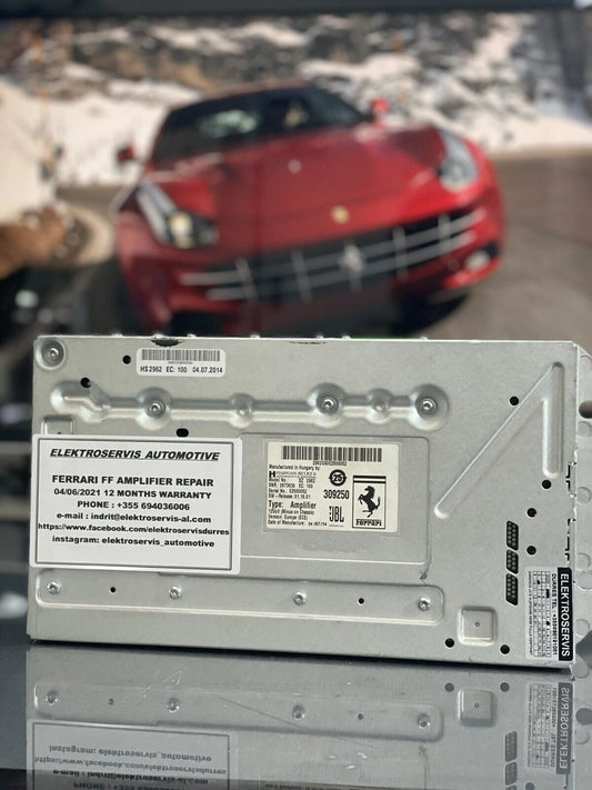 Ferrari California , 488 T, JBL Amplifier PN 304218 , SZ 6173 Repair Service